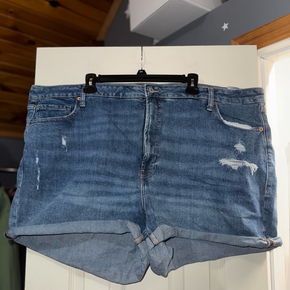 Old Navy Distressed Blue Jean Shorts